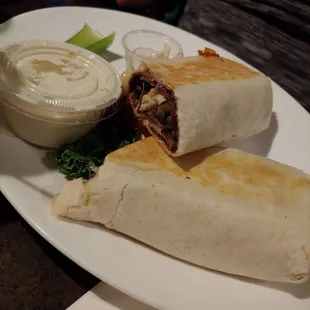 Roast beef wrap