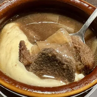 Bowl of French Onion with Cheese