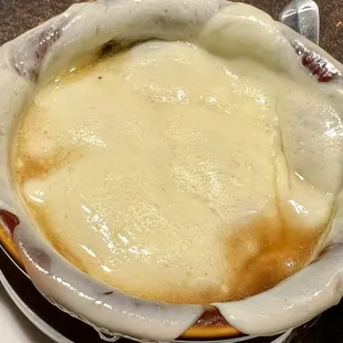 Bowl of French Onion with Cheese