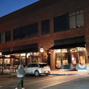 the outside of the building