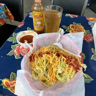 Delicious Saturday special tacos. Three for $3.75. Deliciousness at a super affordable price.