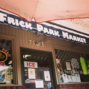 View from one of their sidewalk tables on a sunny summer day!