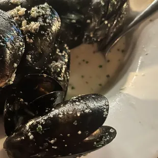 Garlic sauce that&apos;s the mussels are marinated in!! Chefs kiss