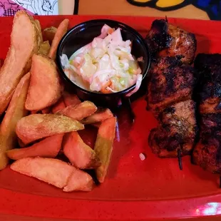 Pork Skewers at Frickers Findlay