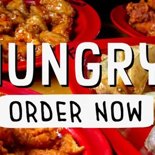 chicken wings and fried chicken