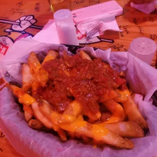 Chili cheese Fries.
