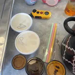 3 tiny sauces for $70 worth of wings.