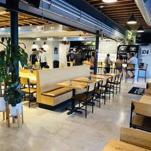 Inside of the brewery