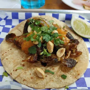 Brussel sprouts taco