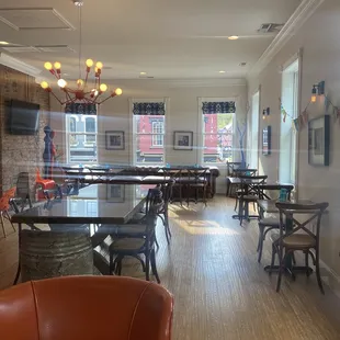 Upstairs seating
