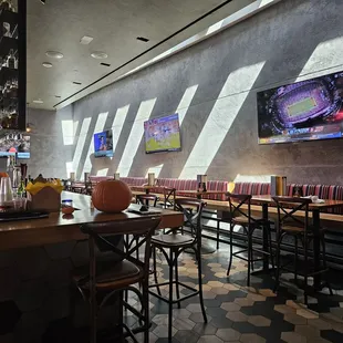 the interior of a restaurant
