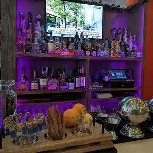 View of the bar, right side