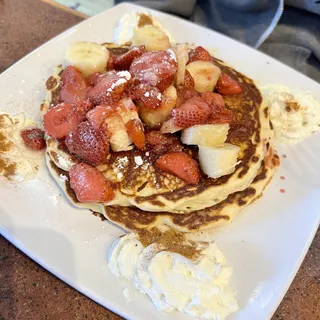 Strawberry & Banana Pancakes