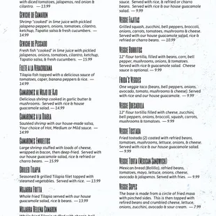 Welcome to Frida's California Grill! We offer a wide array of fresh food. Try our delicious food today!