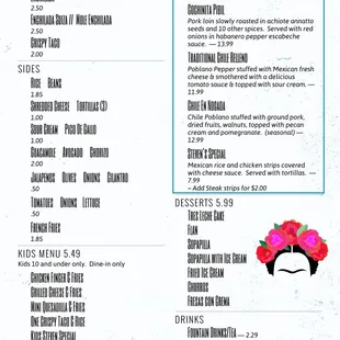 Welcome to Frida's California Grill! We offer a wide array of fresh food. Try our delicious food today!