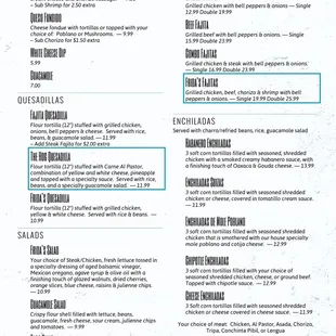 Welcome to Frida's California Grill! We offer a wide array of fresh food. Try our delicious food today!