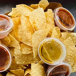 Chips &amp; Salsa(we offer spicy and mild)
