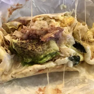 Migas Taco was huge and delish!!!