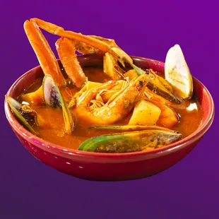 7 mares Soup.
Seafood Soup.
