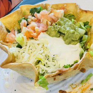 Chicken taco salad