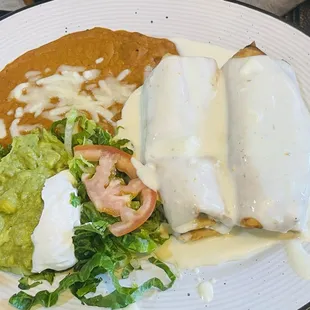Chicken chimichangas