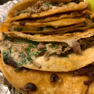 Quesa birria tacos