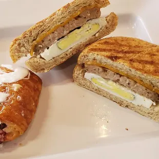 Sausage &amp; Egg Panini (yummy)