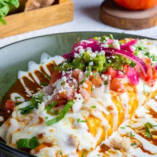 Surf N Turf stuffed with steak, shrimp and bacon.