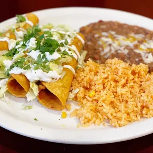 Chicken flautas