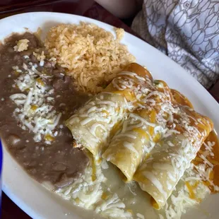 Mole Chicken Enchiladas