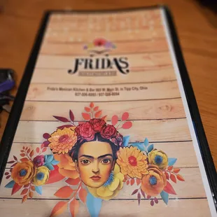 the menu