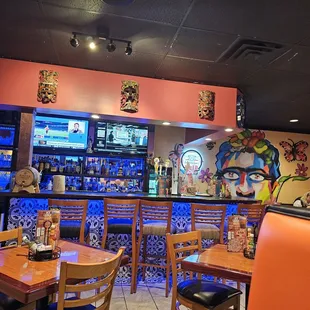 the bar