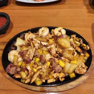 a plate of food