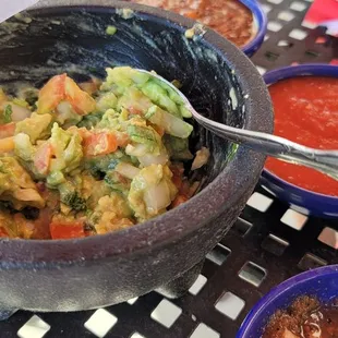 Fresh made guacamole