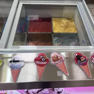 Ice cream flavors