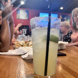 a margarita in a glass