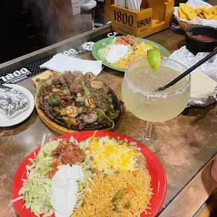 Frida&apos;s Fajitas For Two. Chicken, steak, &amp; shrimp for $25. This was a great deal and they were good!