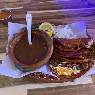 Birria tacos