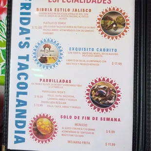 Menu pg4