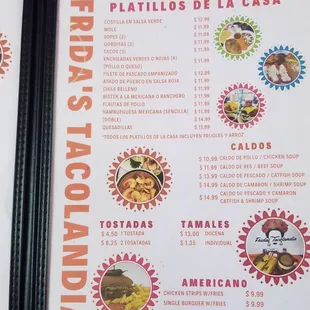 Menu pg3