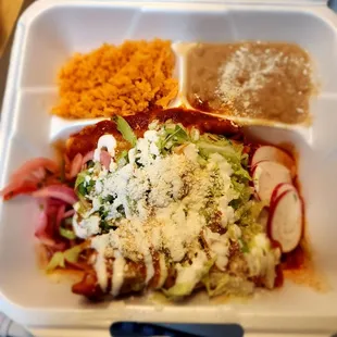 Enchiladas Combo.