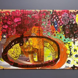 an abstract painting