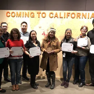 We came here to celebrate an award from work and to socialize- everyone had FUN!