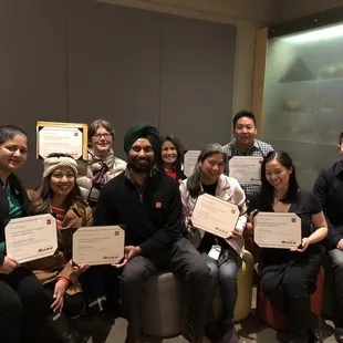 We took a few work pictures with our group- fun Friday!