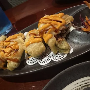 Friend jalapeño stuffed