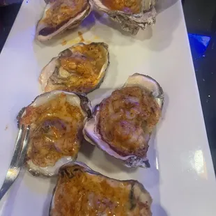 Chargrilled oysters
