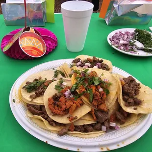 15 tacos for the challenge.