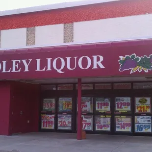 the front of the store