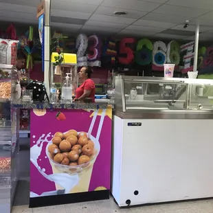 Mexican food and dessert