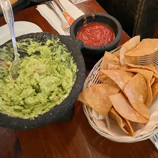 Guac and chips